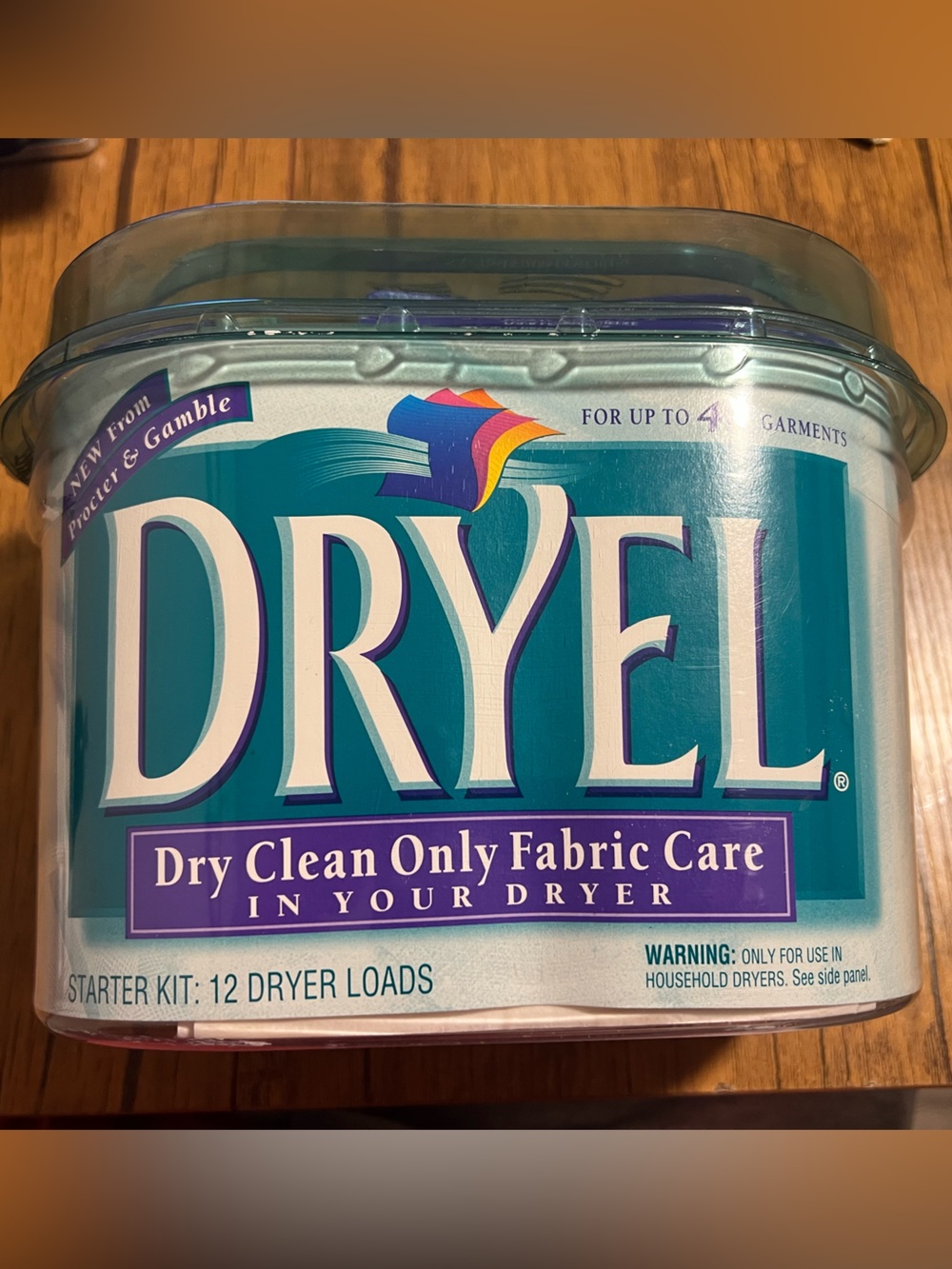 VTG Dryel At Home Dryer Dry Cleaner Starter Kit - Open Box, ONLY 9 packets!